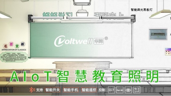 為什么改善教室照明推薦用華輝教育照明led護(hù)眼教室燈？
